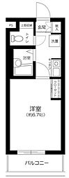 ザ・ハウス中野坂上 1Kの間取図画像