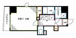 中野レジデンス壱番館 1Kの間取図画像