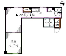 エトワール・高円寺南 1LDKの間取図画像
