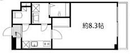 SUNVILLAGE33 1Kの間取図画像