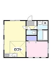 フェリーチェ西公園 1LDKの間取図画像