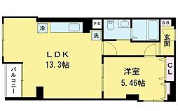 Clasico 1LDKの間取図画像
