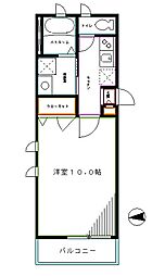 ボヌール高円寺 1Kの間取図画像