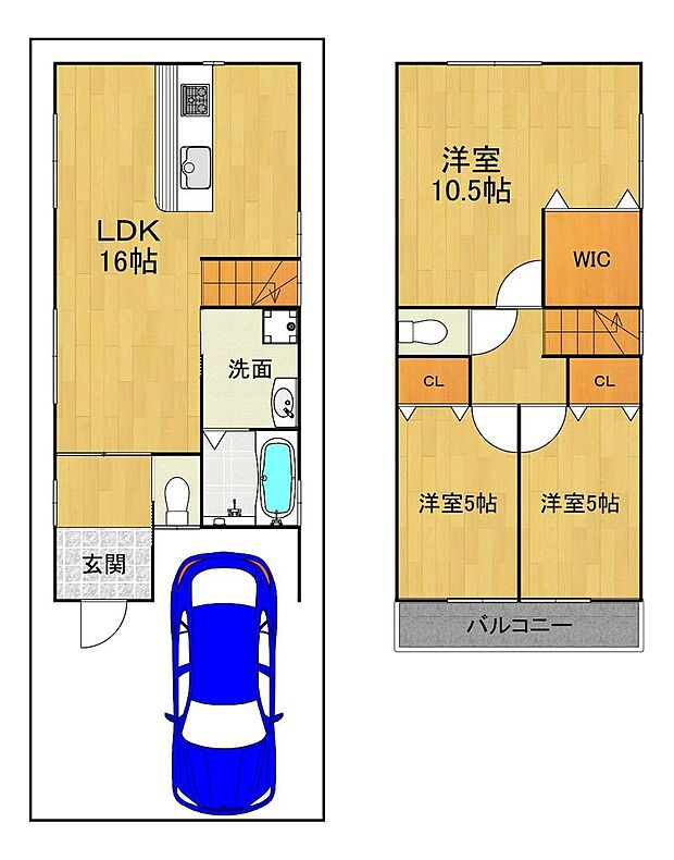 2階建て・3LDK・専有面積72.90平米・価格3280万円・月々のローン8万円台から可能です。早めのお申込みでご要望に応じて間取り変更可能。詳しくはお気軽にお問い合せください。