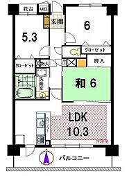 ダイアパレス城南公園 402号室 中古マンション