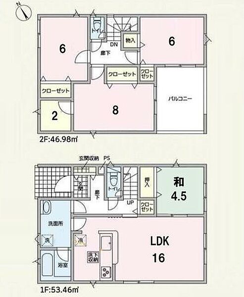 間取りを拡大表示