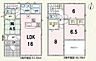 間取り：キッチンから和室が見える！和室で遊ぶお子様の姿が確認できる安心間取りです♪