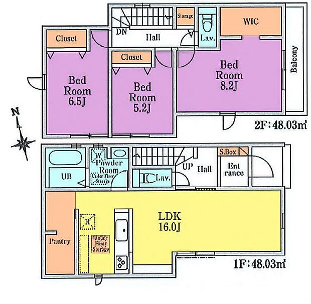 間取り図 3号棟