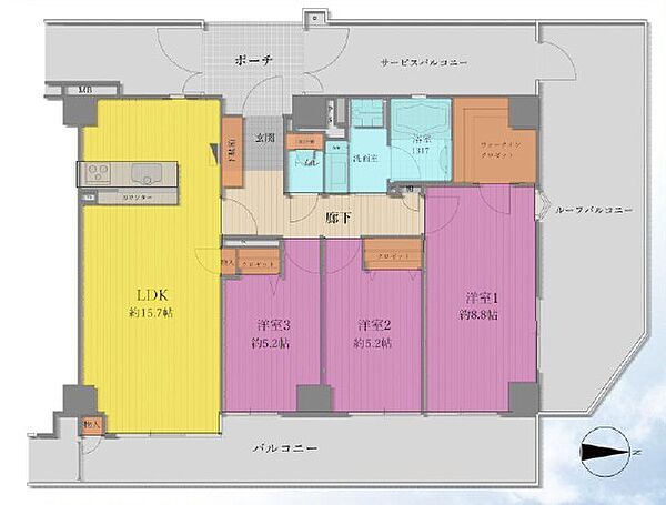 apartment 東京都東大和市桜が丘１丁目
地図を見る