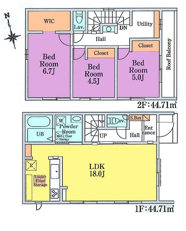 間取り図　5号棟