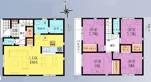 間取り図　3号棟