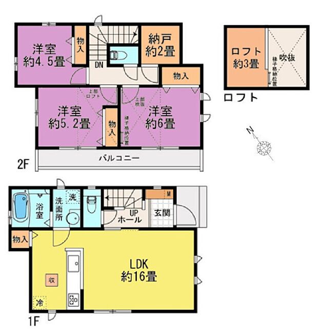 間取り図 B号棟