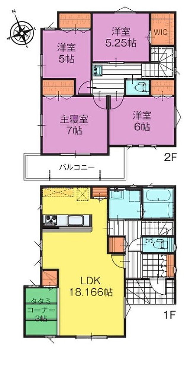 間取り図 1号棟