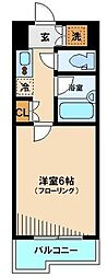 ルーブル練馬 1Kの間取図画像