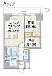 クレストコート江古田 2LDKの間取図画像