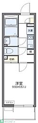 レオネクストグランツ藤23 1Kの間取図画像