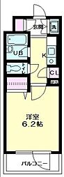 ベルファース練馬 1Kの間取図画像