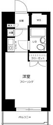 井荻ホームズ 1Kの間取図画像