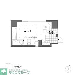 RIOILHA ワンルームの間取図画像