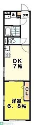 ロイヤルヒルズ成増 1DKの間取図画像