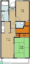 T'sgarden清瀬 2SLDKの間取図画像