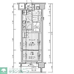 ミリアレジデンス東池袋 1DKの間取図画像