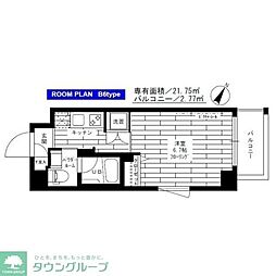 ステージファースト光が丘アジールコート 1Kの間取図画像