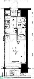 グラントゥルース練馬3 1Kの間取図画像