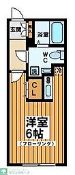 Branche中野富士見町 ワンルームの間取図画像