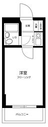 アルテハイム上石神井 1Kの間取図画像