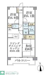 エマーレ保谷 3LDKの間取図画像