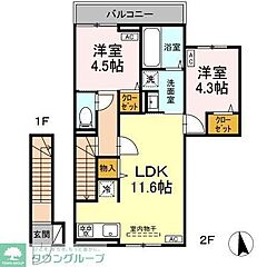 物件の間取り