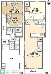 JR総武線 西荻窪駅 徒歩12分の賃貸一戸建て 1階1SLDKの間取り