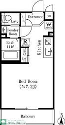 東京メトロ副都心線 小竹向原駅 徒歩7分の賃貸マンション 3階ワンルームの間取り
