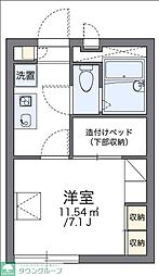西武新宿線 西武柳沢駅 徒歩19分の賃貸アパート 2階1Kの間取り