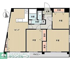 大谷ビル 3階3LDKの間取り