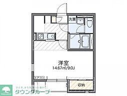 西武池袋線 保谷駅 徒歩5分の賃貸アパート 1階1Kの間取り