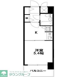 西武池袋線 大泉学園駅 徒歩10分の賃貸マンション 3階1Kの間取り