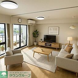 西武新宿線 武蔵関駅 徒歩17分の賃貸マンション 8階3LDKのリビング/ダイニング