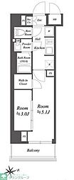 杉並区荻窪2丁目マンション 2Kの間取図画像