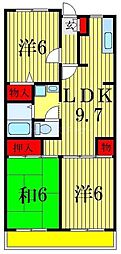 間取図画像 3DK