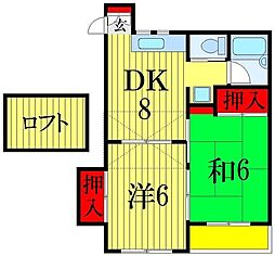 間取図画像 2DK