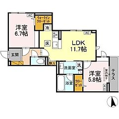 物件の間取り