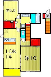 アルタス北国分 2階