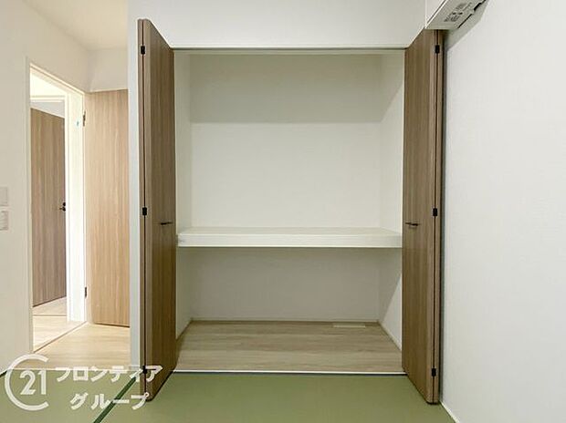 季節の物などたくさん収納しておける便利なスペースです!