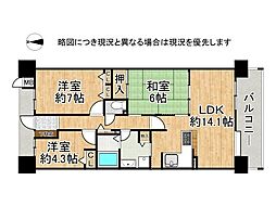 間取図画像 3LDK