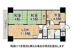 間取図画像 3LDK