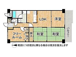ライオンズマンション鳳壱番館 4LDKの間取図画像
