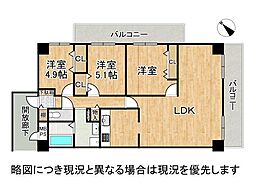 ファミール堺パート2 3LDKの間取図画像
