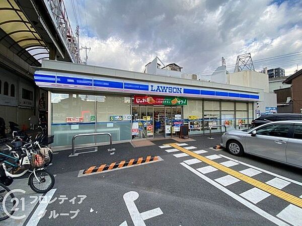 ローソン北田辺四丁目店 徒歩5分。 350m